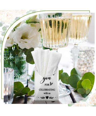 100 Pack Wedding Facial Tissues - Thank You Celebration Pocket Tissue Packs for Weddings and Parties (Appreciate Style) - Buy Online on GoSupps.com