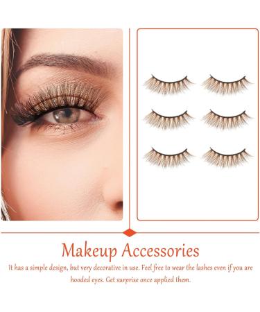 Luxshiny 3 Pairs Halloween Lashes Halloween Eyelashes Natural Fake Lashes Women s Suits Masquerade Fake Lashes Halloween Color Makeup Eyelash Fake Eyelash Thicken Set Miss - Buy Online on GoSupps.com