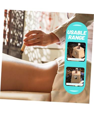 Beavorty 5-St Moxibustion Box Wooden Moxa Holder & Burner Tool for Optimal Healing - Buy Online on GoSupps.com