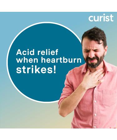 Curist Famotidine 10mg Bulk Pack (300 Count Tablets) Acid Reflux Medicine for Heartburn Relief - OTC Maximum Strength Stomach Acid Reducer - Anti Acid Relief Tablets for Indigestion Heartburn Relief - Buy Online on GoSupps.com