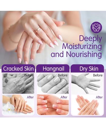 20 Pairs Moisturizing Hand Masks - Overnight Hydration for Dry Cracked Hands | Avocado Lavender Milk Honey - Buy Online on GoSupps.com