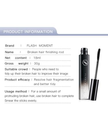 /L Hair Finishing Stick Small Broken Hairs Finishing Cream Flyaway Hairs Styling Wax Stick Hair Gel - Edge Brush for Baby Hair - Moisturizing Fixing Bangs Stereotypes Cream - Fast Solution top sale - Buy Online on GoSupps.com