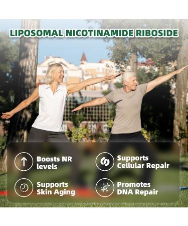 Central Park Morning Liposomal Nicotinamide Riboside Supplement, Nicotinamide Riboside Resveratrol 900mg for Anti-Aging, Energy, 80 Capsules - Buy Online on GoSupps.com
