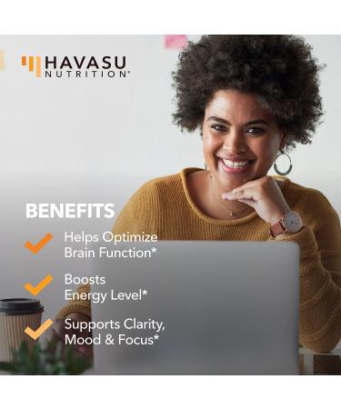 HAVASU NUTRITION Nootropic Brain Supplement with St. John's Wort - Memory, Focus, Clarity - 60 Count - Buy Online on GoSupps.com