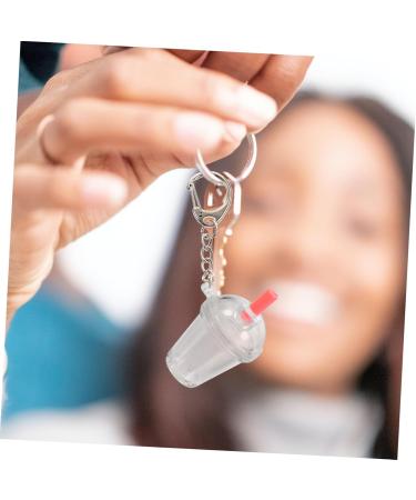 Anneome 1 Set Mini Pearl Milk Tea Phone Accessories Key Chain Making Kit Pearl Tea Pendant Charm Decorate - Buy Online on GoSupps.com