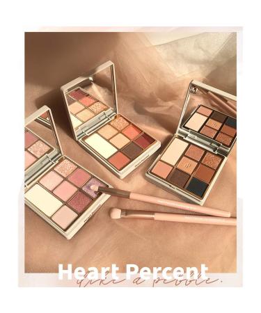 Heart Percent Eye Brush Duo Set - Professional Blending & Smudging Makeup Tool for Flawless Eyes | Shop Now for International Shipping - Buy Online on GoSupps.com