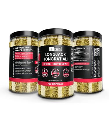 Buy Pure Original Ingredients Longjack (Tongkat Ali) - 730 Capsules | No Fillers Lab Verified 100% Pure - Buy Online on GoSupps.com