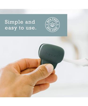 Haven Toothbrush Cover Set - 4 Pack Toothbrush Protectors for Electronic and Manual Toothbrushes - Travel Case Holder in White, Gray, Coral, Teal - Buy Online on GoSupps.com