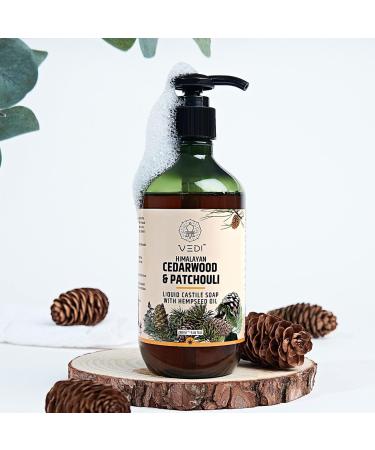 Ve di Himalayan Cedarwood & Patchouli Liquid Castile Soap - 100% Natural Vegan SLS & Paraben Free 280ml | Eco-Friendly Hemp Based Cleanser - Buy Online on GoSupps.com