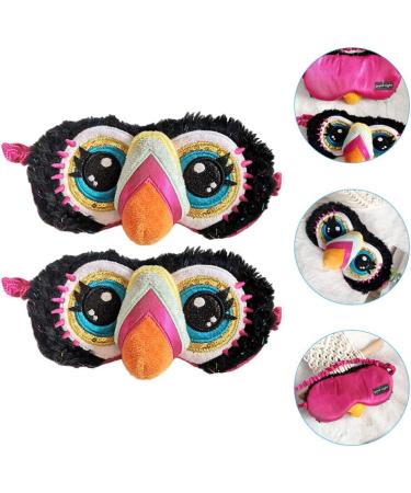 Buy Healvian 2pcs Toucan Eye Masks for Kids - Ear Piercing Kit | Light Blocking Sleep Masks for Travel & Home - Plush Eye Covers for Comfortable Sleep - Buy Online on GoSupps.com
