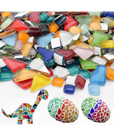 Youway Style 1000g Glass Mosaic Tiles for Crafts Bulk  Colorful Irregular Mosaic Pieces for Education Mosaic Projects DIY Crafts Supplies  Mosaic Handmade Decor(1kg) 14 Colors Mixed - Buy Online on GoSupps.com