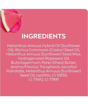 NIVEA Watermelon Shine Lip Balm (2 X 4.8g) | Subtle Pink Tinted Lip Care 24H Hydration - Buy Online on GoSupps.com