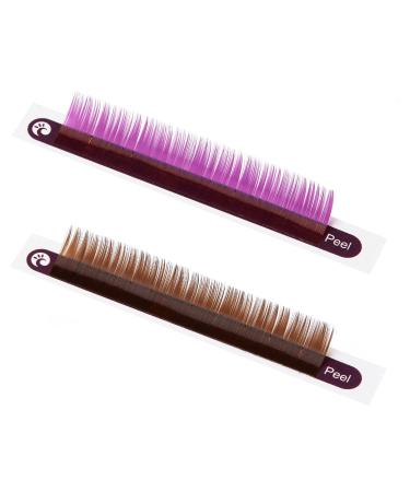 Colored Silk Eyelashes C Curl - 0.07mm Volume Extensions 12 Stripes (12mm) | Wimpanista - Single Pack for Perfect Lash Looks - Buy Online on GoSupps.com