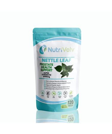 Nettle Leaf Supplement Tablets- Fight Allergy Reduce Joint Pain and Improve Prostate Health for Men and Women-- 2000 mg Pack of 120 Pills. - Buy Online on GoSupps.com
