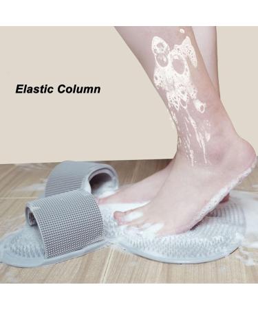 Buy Foot Exfoliating Mat - Flexible Durable Silicone Shower Foot Cleaner for Women - Grey | International Shipping Available - Buy Online on GoSupps.com
