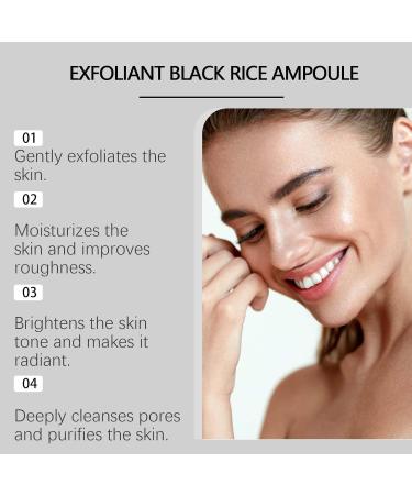  Generisch Peel Shot Glow Pack of 1 bottle of black and white rice gentle exfoliating scrub for face and body removes dead skin cells and blackheads (black + white 100 ml) - Buy Online on GoSupps.com