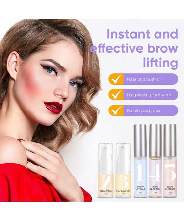 Brow Lamination Kit with Keratin - Professional DIY Eyebrow Lift Kit for Thicker, Fuller Brows - Buy Online on GoSupps.com