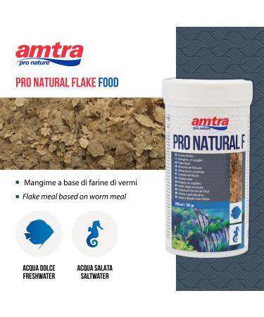 AMTRA Pro Natural Flake Aquarium Food 250 ml/50 g - Buy Online on GoSupps.com