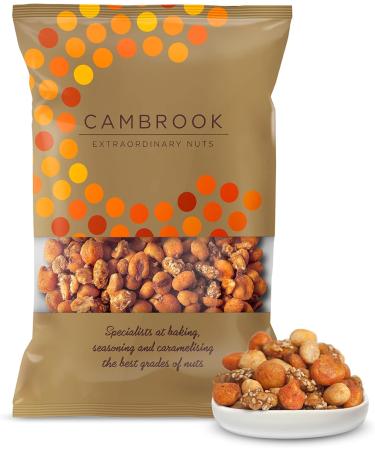 Cambrook Mix 23 | Spicy & Caramelised Mixed Nuts with Giant Chilli Corn 1kg - Gluten Free Vegetarian Snack - Buy Online on GoSupps.com