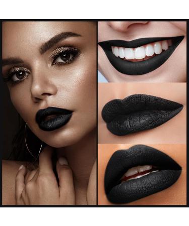 Oulac Set of 3 lipsticks matte and satin finish red and black liquid matte lipstick creamy lipstick highly pigmented long lasting vegan SG01+SG07+M23 - Buy Online on GoSupps.com