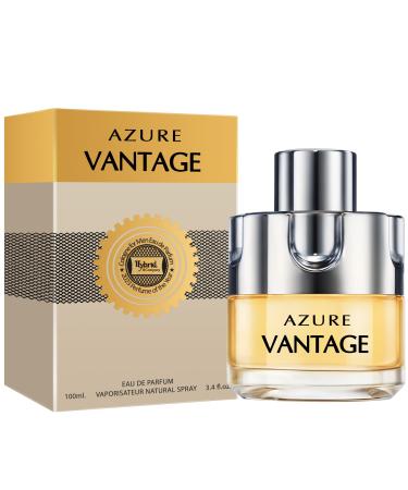 Hybrid & Company Azure Vantage For Men Pour Homme Eau De Toilette Natural Spray 3.4FL.OZ
