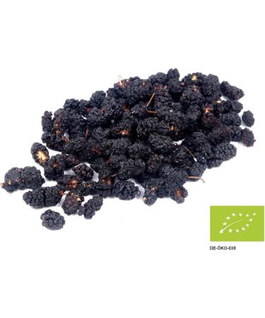 Kamelur 1 kg of black dried organic blackberries - delicious unsulfurated and unsweetened dried fruits from controlled organic farming - Buy Online on GoSupps.com