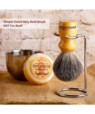 Absbas Men's Shaving Set - Classic Wet Shaving Gift Set with Brush Soap and Holder - Perfect for Grooming - Buy Online on GoSupps.com