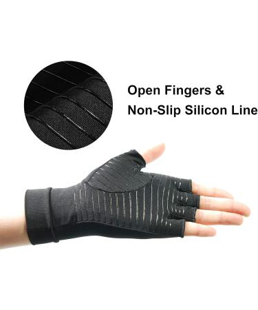 Buy Arthritis Copper Compression Gloves - High Copper Infusion Comfort Fit for Men & Women Relieve Rheumatoid Pain Ease Muscle Tension (Medium - Buy Online on GoSupps.com