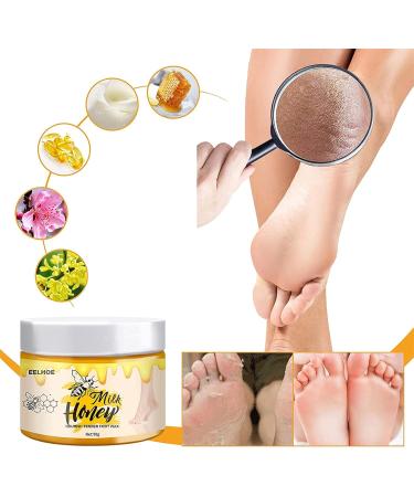 MTDBAOD Honey Milk Hand & Foot Repair Cream | Cracked Heel Treatment for Dry Rough & Chapped Skin | Nourishing Foot Care - Buy Online on GoSupps.com