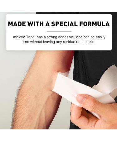 CHMI Athletic Tape - 64 Pack White Sports Tape 640 Yards Strong & Easy Tear No Sticky Residue - Ideal for Gymnastics Climbing Bat Injuries Medical Use | 1.5 Inch - Buy Online on GoSupps.com