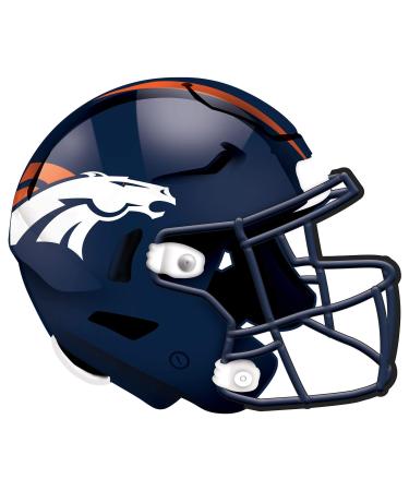 Fan Creations NFL Denver Broncos Unisex Denver Broncos Authentic Helmet, Team Color, 12 inch