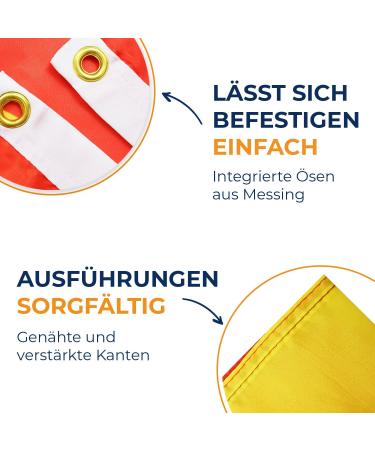 Buy AZ FLAG Macedonia Flag 150x90cm | High-Quality Macedonian Flag | International Shipping Available - Buy Online on GoSupps.com