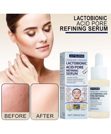 Lactobionic Acid for the Face | Nourishing Refining Lactobionic Acid - 30ml of lactobionic acid for the face deep cleansing of fine pores moisturizes the skin for women and girls - Buy Online on GoSupps.com