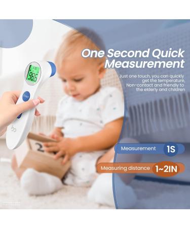 Femometer Forehead Thermometer for Adults and Kids - Digital Infrared, Fever Alarm, 1s Reading, No-touch, Accurate - Buy Online on GoSupps.com