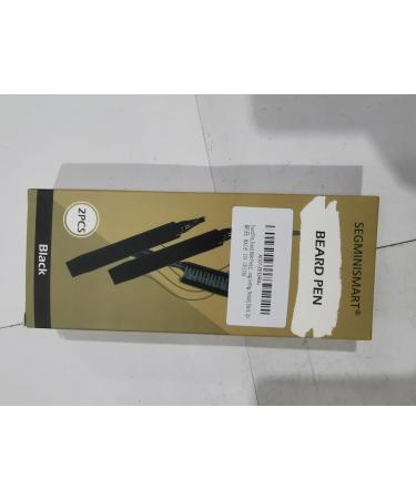 Beard Pen Beard Filler Pencil Beard Pencil Filler for Men Beard Pencil Filler for Men with Brush Hair and Beard Filler Waterproof Long Lasting Natural Black 2pc - Buy Online on GoSupps.com