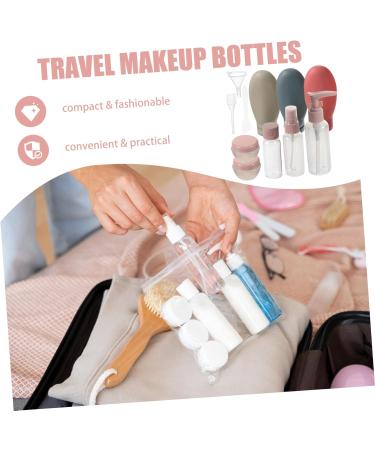 Travel Refillable Makeup Bottles Set - Empty Spray & Cream Bottles for International Shipping - Buy Online on GoSupps.com
