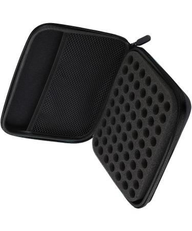 63 Compartment Portable Essential Oils Storage Bag - Large Capacity Anti-Crash Design for Travel - Black - Buy Online on GoSupps.com