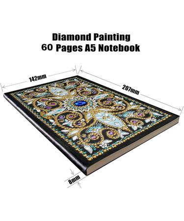 Huacan Diamond Painting Cover Notebook Journal for A5 60 Pages Christmas Gifts - Buy Online on GoSupps.com