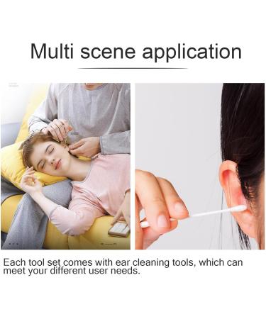 LALAFINA Ear Cleaning Kit - Portable Ear Wax Removal Tools Spiral Ear Picks & Massage Supplies for Safe Ear Hygiene - Buy Online on GoSupps.com