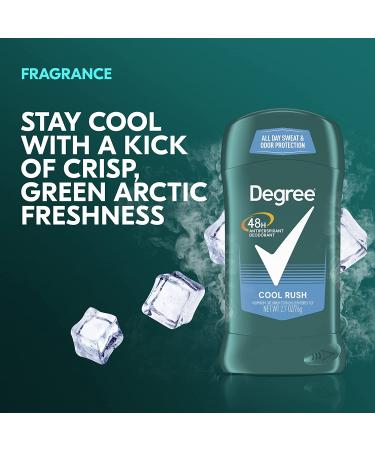 Degree Men Dry Protection Antiperspirant Cool Rush - 2.7 Oz | Long-lasting Odor and Wetness Protection - Buy Online on GoSupps.com