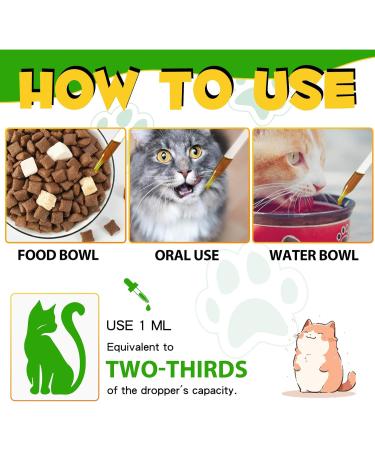 Cat Constipation Relief Cat Laxative Constipation Relief for Cats Stool Softeners Cat Probiotics for Indoor Cats Promotes Digestive Health 2 Fl.oz - Buy Online on GoSupps.com