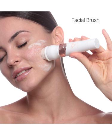 5 in 1 Electric Bikini Trimmer for Women - Rechargeable & Cordless Shaver for Women - Facial Hair Removal & Cleansing Brush - Wet & Dry Use - Buy Online on GoSupps.com
