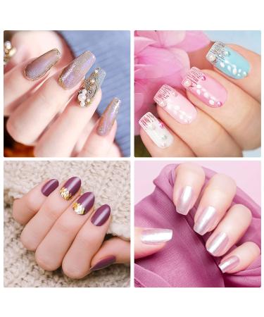 500 Pcs Artificial Nail Tips | Acrylic Coffin Fake Nails with Glue & Box for Women & Girls Perfect Natural Look - Buy Online on GoSupps.com