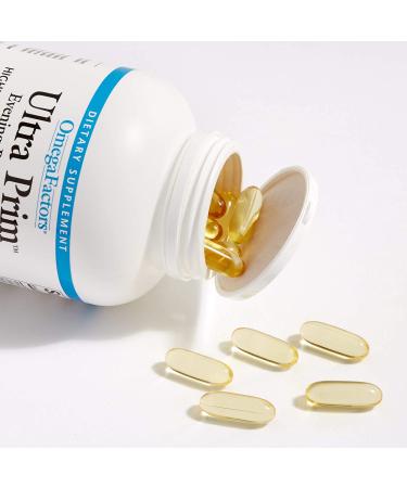 Natural Factors OmegaFactors Ultra Prim Evening Primrose Oil 1000 mg - 240 Softgels for Women's Health - Buy Online on GoSupps.com