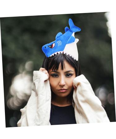 FRCOLOR Shark Headband Cartoon Party Headband Hair Accessories Shark Headpiece Shark Costume Hat Animal Plush Headband Birthday Headband Tiara Clothing Fabric Shark Fin 3d Halloween - Buy Online on GoSupps.com