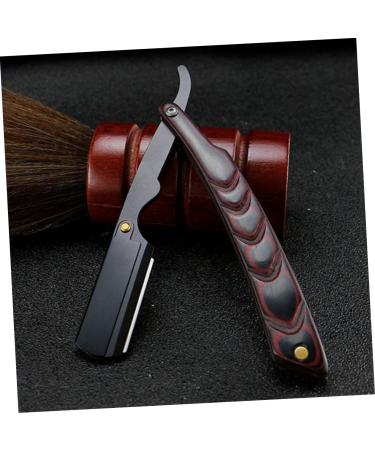 FRCOLOR 2pcs Folding Stainless Steel Manual Shaver & Beard Trimming Tool Old Fashioned Hair Holder for Men - Buy Online on GoSupps.com