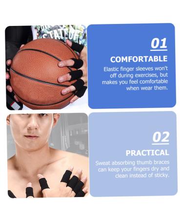 ULTECHNOVO 80 Pcs Sports Finger Guards - Portable & Elastic Finger Sleeves for Breathable Protection | Multi-Function Sports Supplies - Buy Online on GoSupps.com