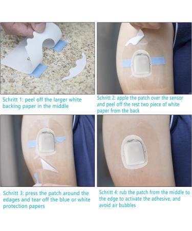 LiangMai Pack of 40 Waterproof Omnipod Adhesive Patches - Transparent, Breathable, Skin-Friendly, Self-Adhesive Patch for Omnipod - Durable up to 10 Days - Buy Online on GoSupps.com