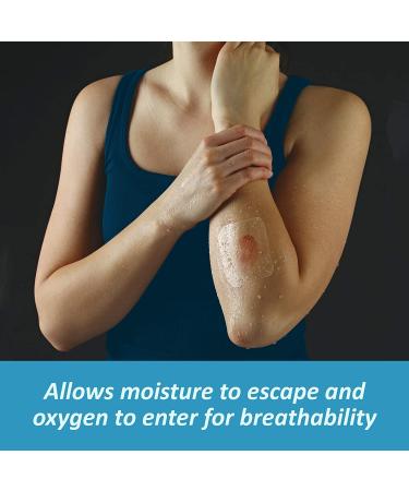 3M Nexcare Tegaderm Transparent Dressing 8ct - Waterproof, Size 2 3/8x2 3/4 - Buy Online on GoSupps.com