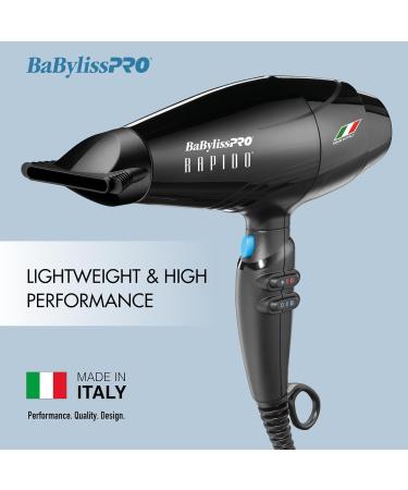 BaBylissPRO Nano Titanium Hair Dryer - 2000 Watt Professional Blow Dryer for Faster Drying | International Shipping Available - Buy Online on GoSupps.com
